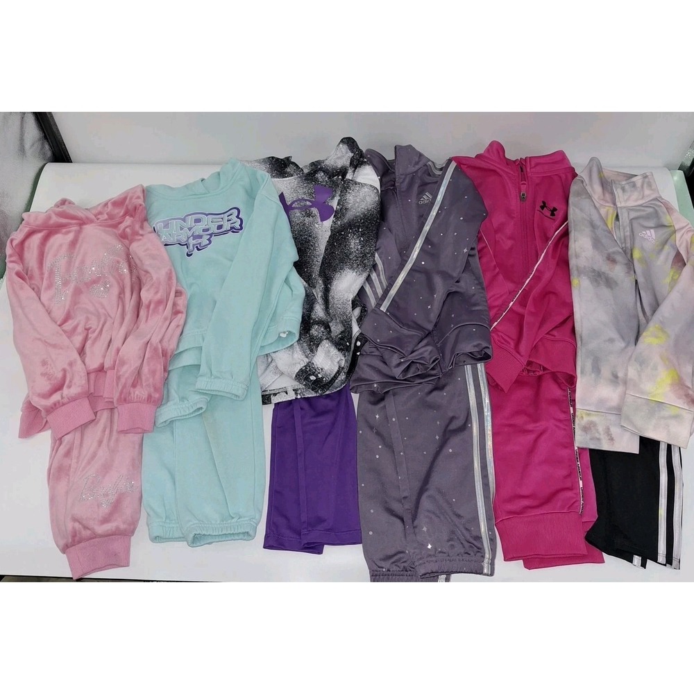 Lot Of 8 Girls Sweatsuits: Size 6